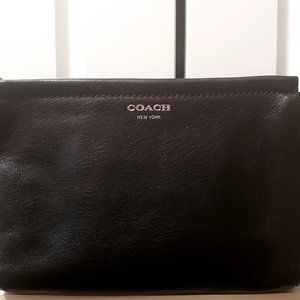 Coach black clutch purse